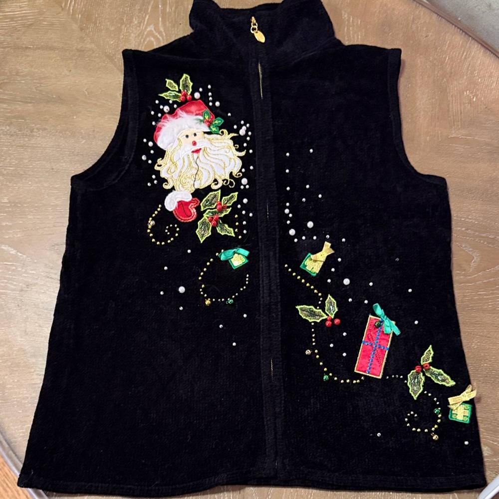 Lisa, Christmas Cardigan Vest